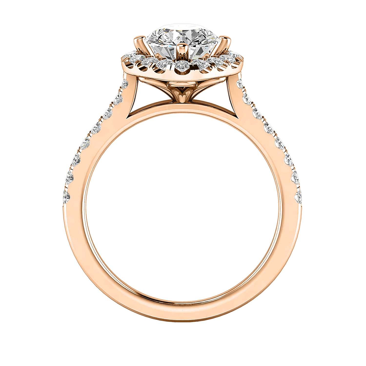 Maggie Halo Engagement Ring